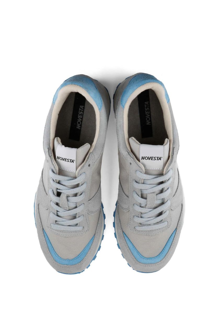 MARATHON TRAIL (GREY / BLUE ) 牛革/ナイロン / TRAIL SOLE / 軽量