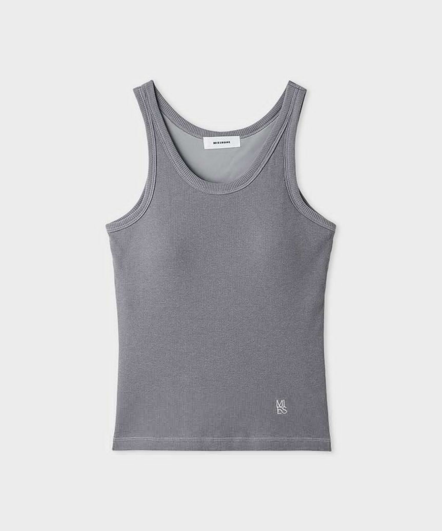 Plaxテレコカップインタンク(グレー)綿 / 抗菌性 / 消臭機能 / MWCT262051