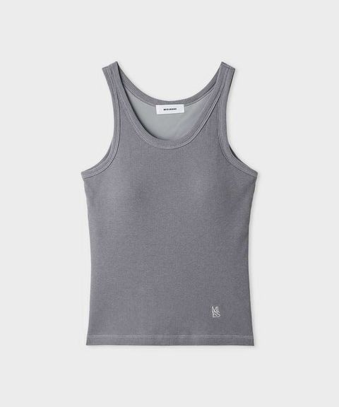 Plaxテレコカップインタンク(グレー)綿 / 抗菌性 / 消臭機能 / MWCT262051