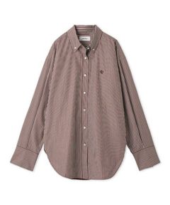 キャンペーンシャツ ( BRW ) ポリエステル / 防シワ / ボタンダウン / ロゴ刺しゅう / 手洗可 / 09WFB255300