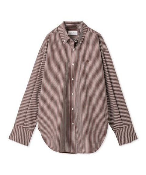 キャンペーンシャツ ( BRW ) ポリエステル / 防シワ / ボタンダウン / ロゴ刺しゅう / 手洗可 / 09WFB255300