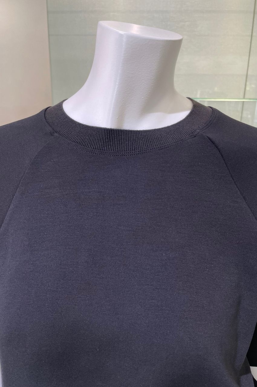 Double Knit LT N SS Seam Sweatsh / クロップドスウェットシャツ