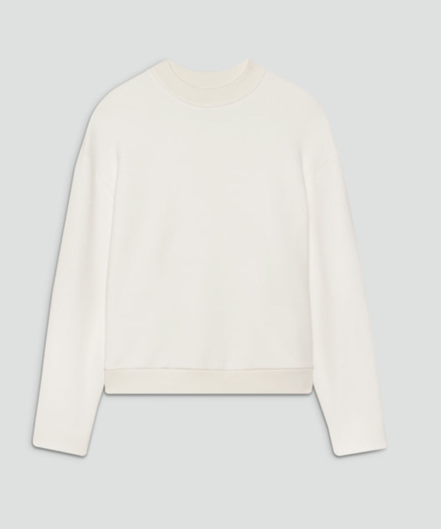 Double Knit N Rib Neck Top(アイボリー)レーヨン / ウォッシャブル / 手洗い可 / 01-5301004