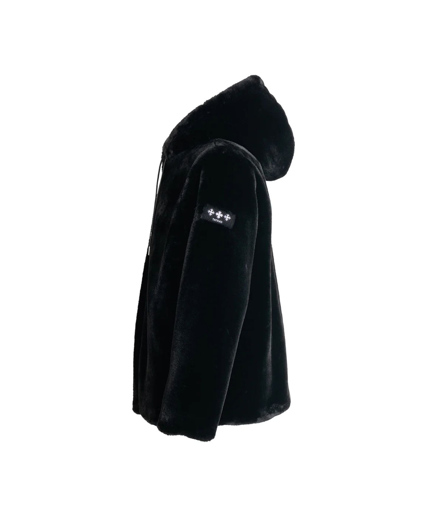 【2025AW予約】(MENS) BOMOS フーデッドファーブルゾン(black) ポリエステル   / 左袖ブランドロゴ/ サイドポケット /  ファスナー付き/総裏地 /MJXA0037033588
