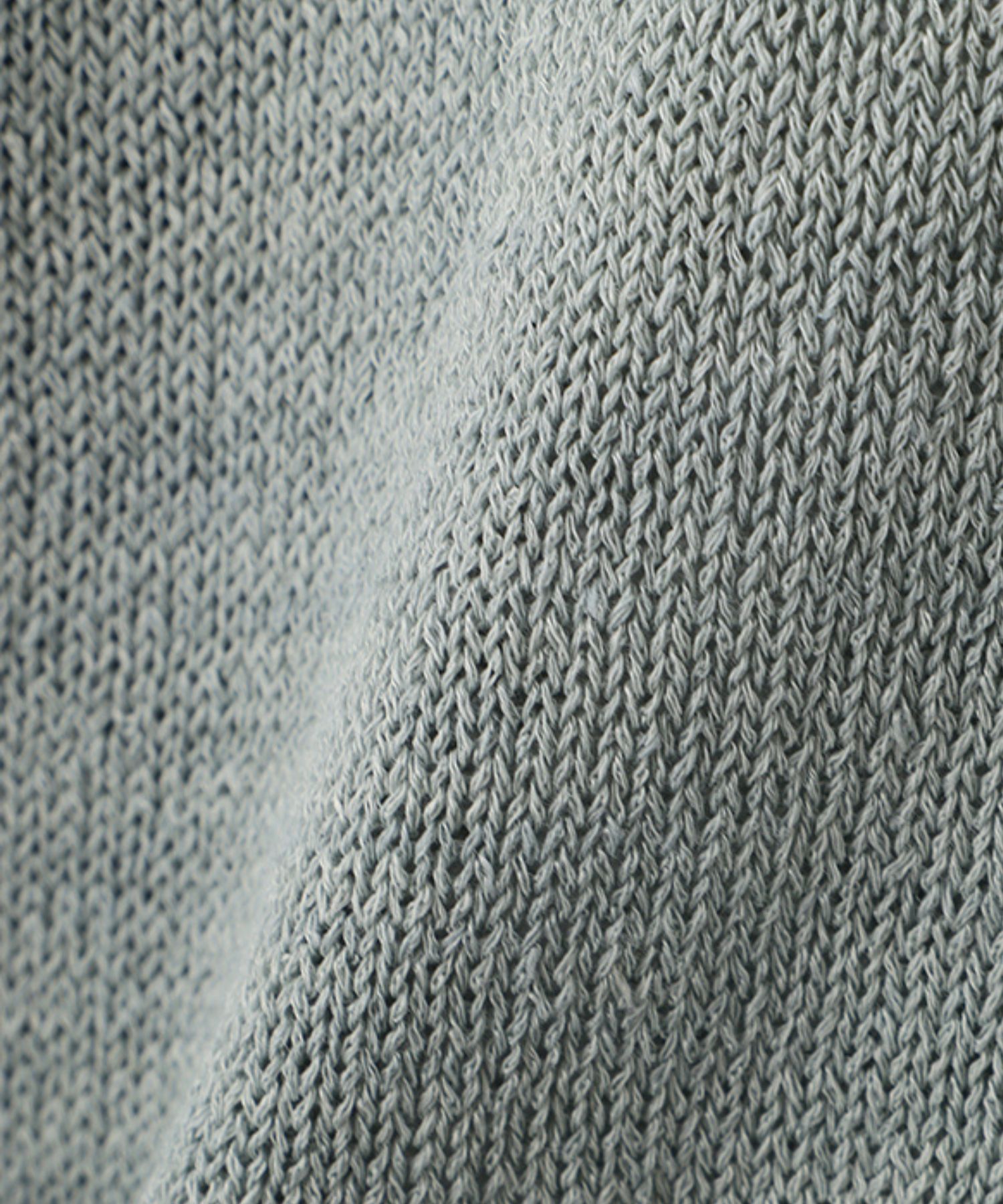 リリヤーンリネンVネックカーディガン(ミント) 麻 / 深めVネック/ 小さめボタン / 1226204094