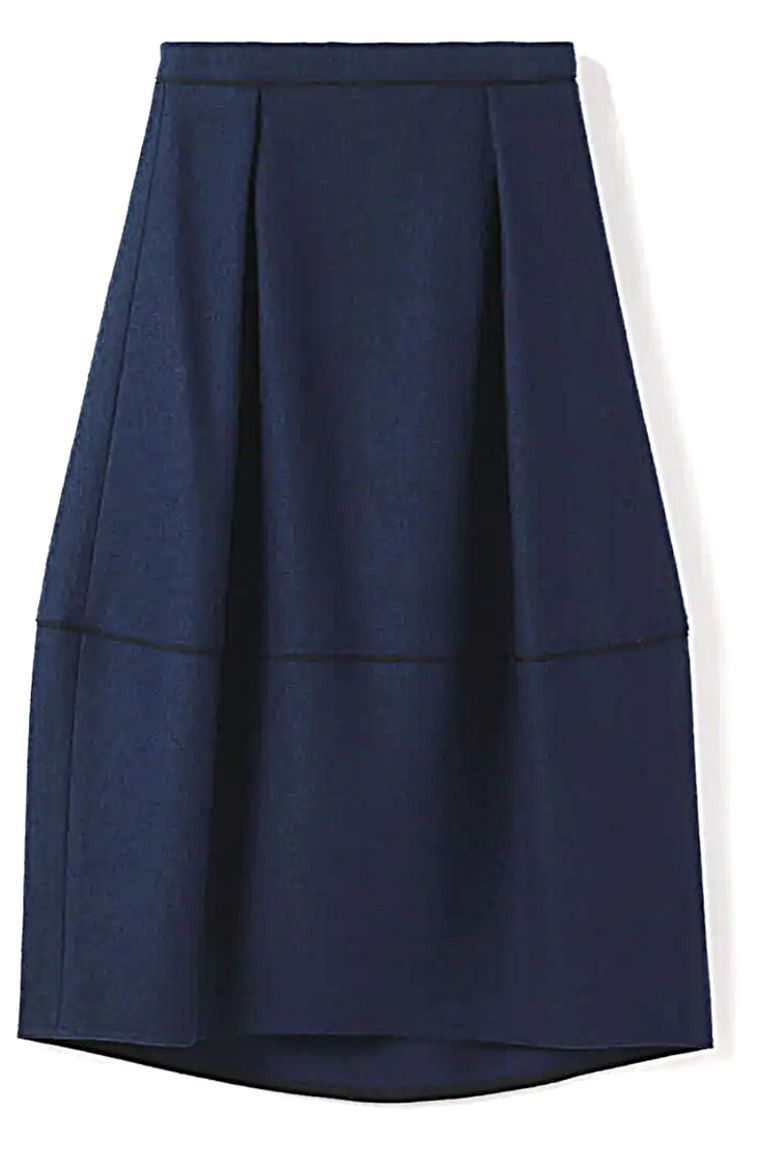 TOMORROWLAND - RING KNIT COCOON MIDI SKIRT / リングニット コクーン