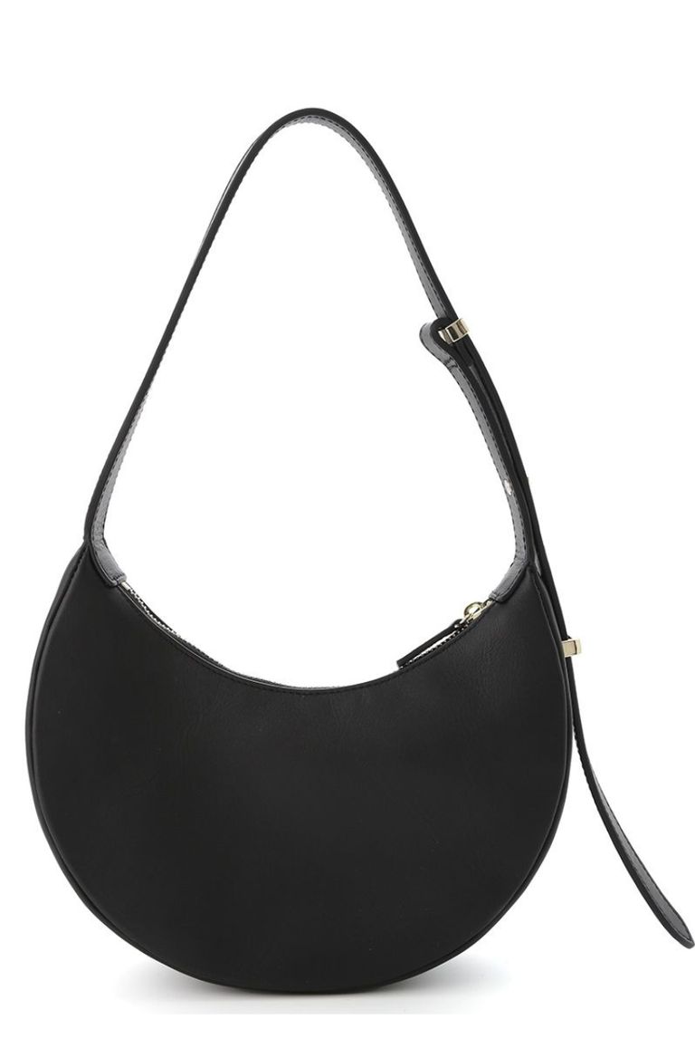 pierre cardin × FRAY I.D ブラックショルダーバッグ FRAY I.D - 【pierre cardin】ムーンバッグ (ブラック) 本革