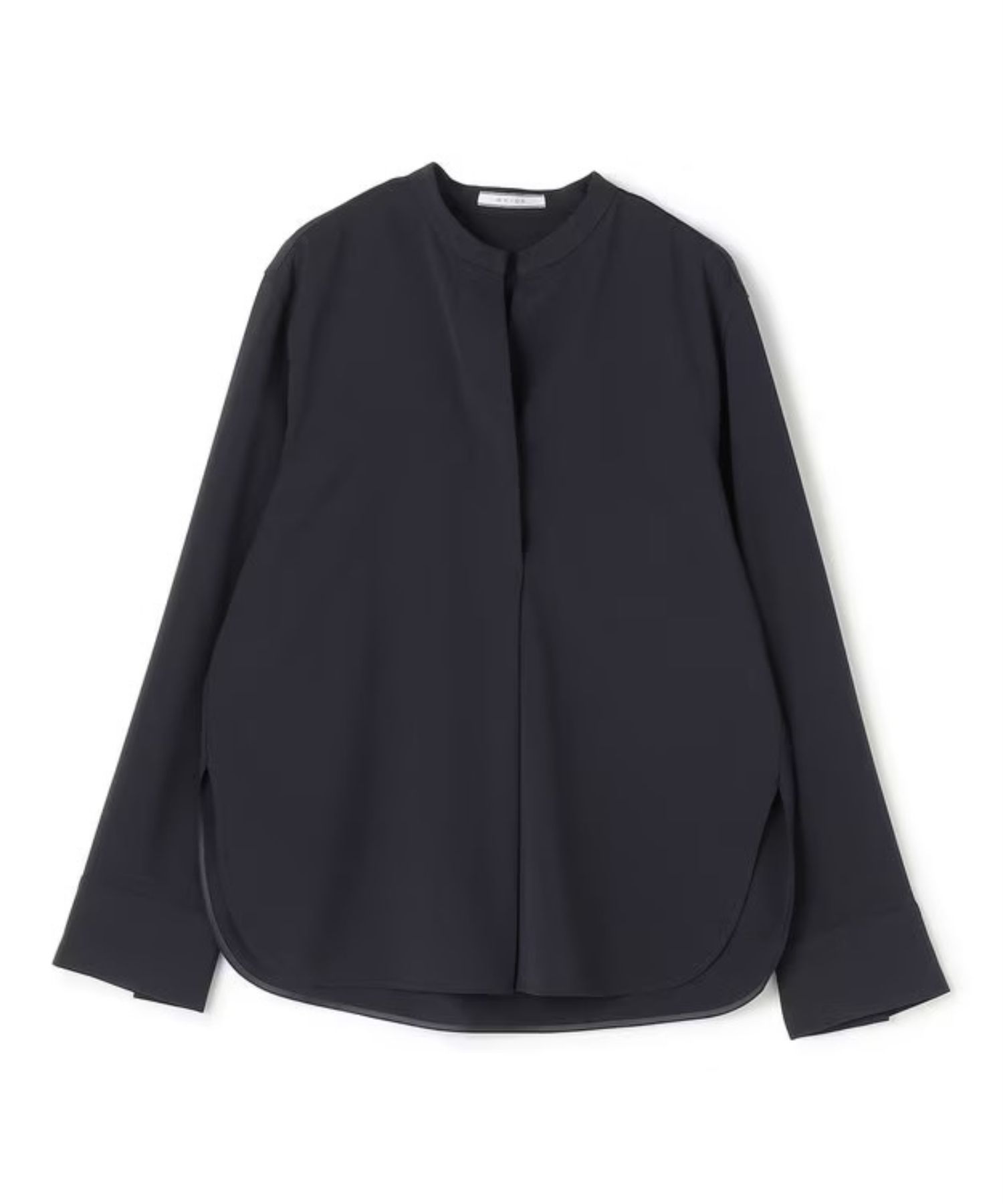 SPHENE / スタンドカラープルオーバーブラウス (Navy) ポリエステル / 長袖 / ストレッチ  / 手洗可 / BLCWLS0103