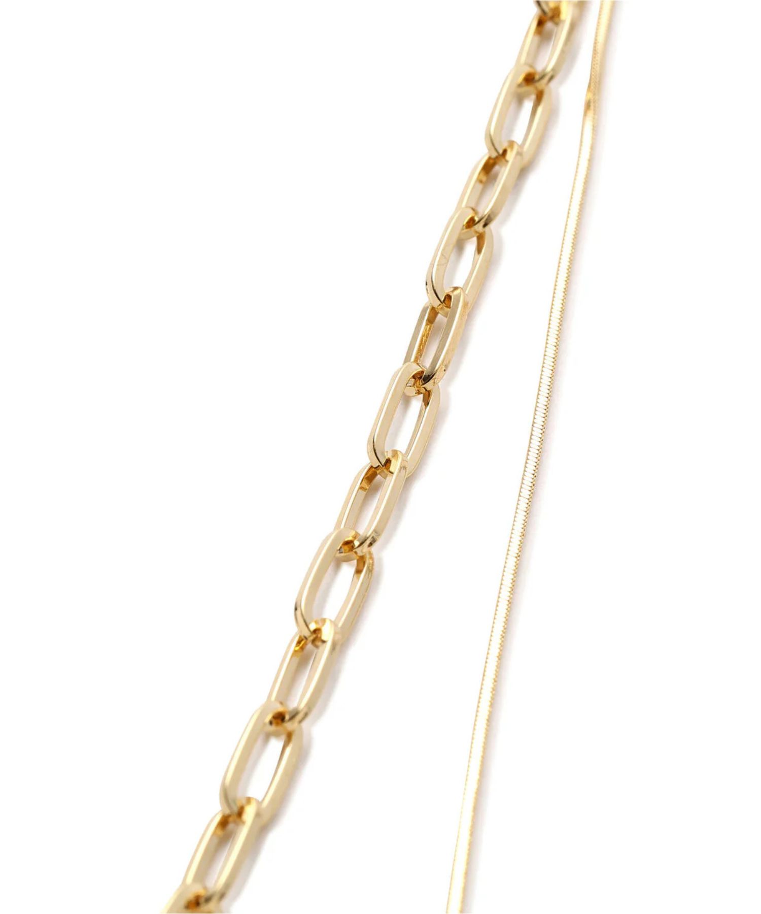 2連チェーンネックレス(ゴールド)2点セット/0316190205