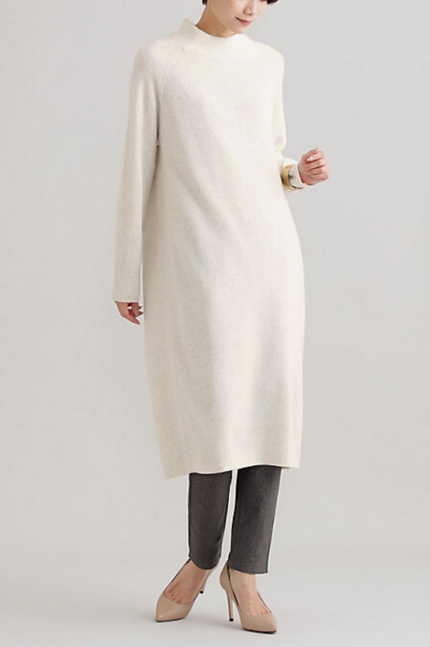 RIB KNIT ONE PIECE / リブニットワンピース