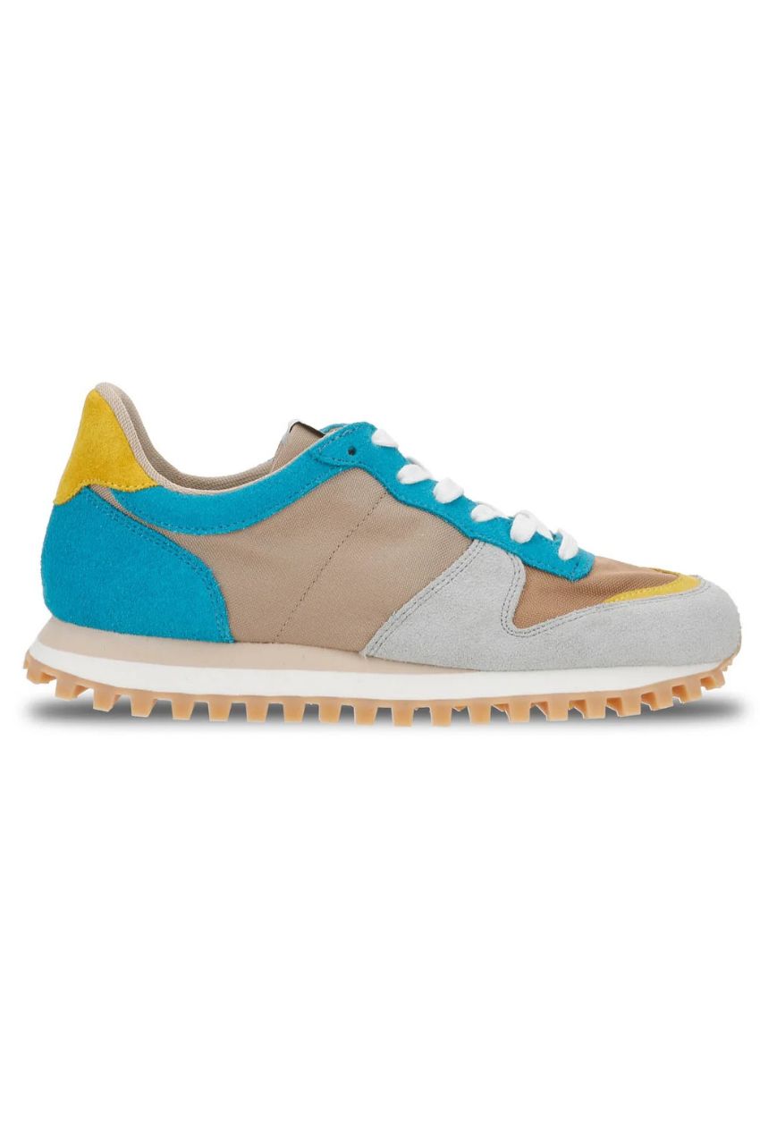 MARATHON TRAIL (BLUE/MOCHA) 牛革/ナイロン / TRAIL SOLE / 軽量