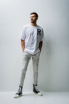 ワッペンオーバーTシャツ / コットン100％ / オリジナルサガラ刺繍ワッペン付き