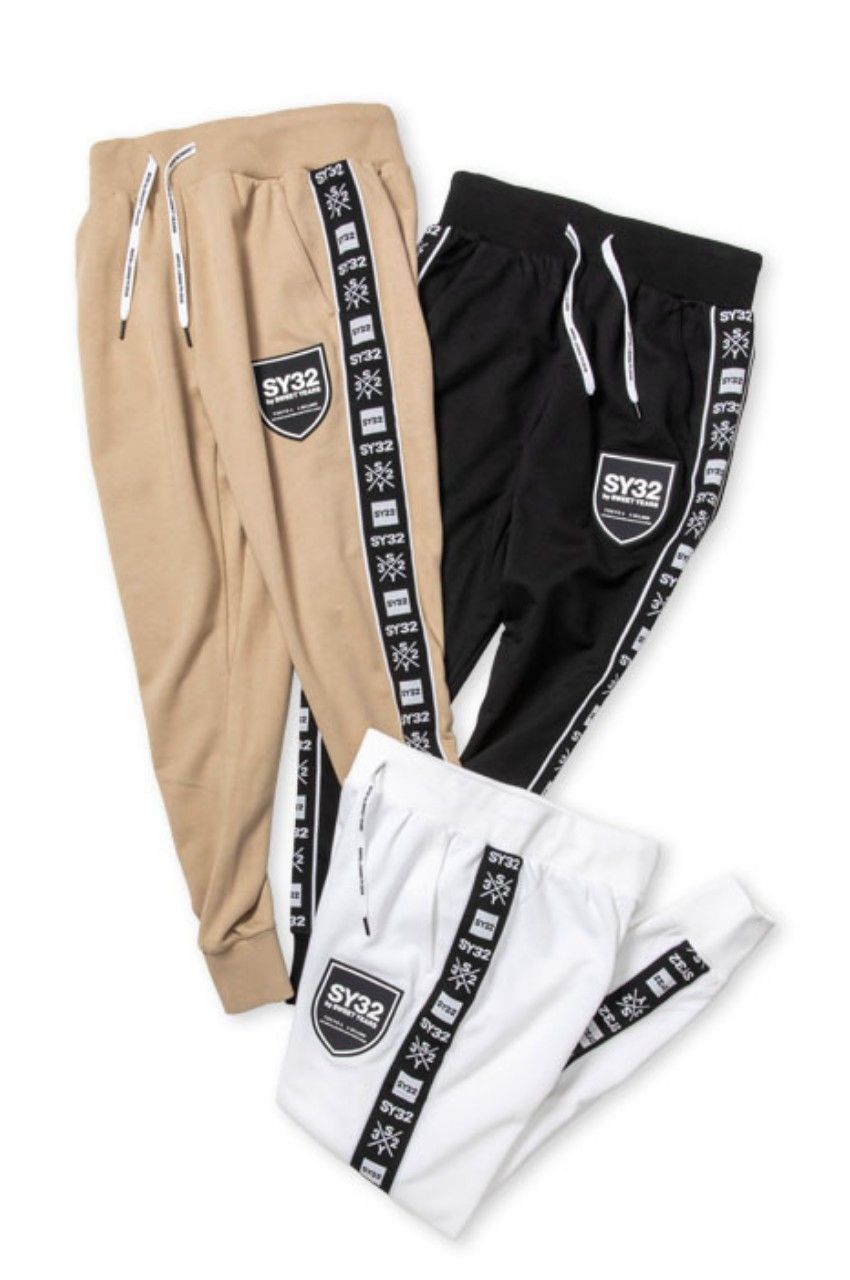LINE TAPE LONG PANTS / ラインテープロゴパンツ