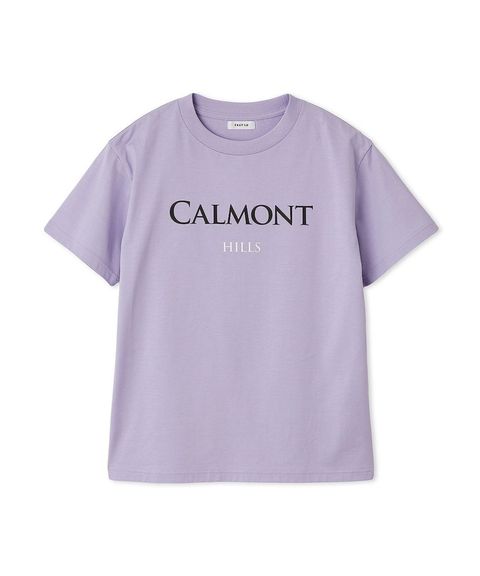 フライスプリントTシャツ ( LAV) 綿 / ロゴプリント / 微光沢 / 手洗可 / FWCT254265