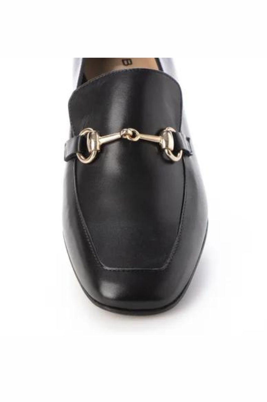 Fabio Rusconi  HEEI UP BIT LOAFERS / ファビオルスコーニヒールアップビットローファー （ブラック）