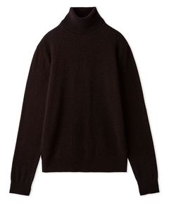 ベーシックタートルネックニット ( DBRW ) ウール / 羊毛100% / 長め丈 / 09WNT254307