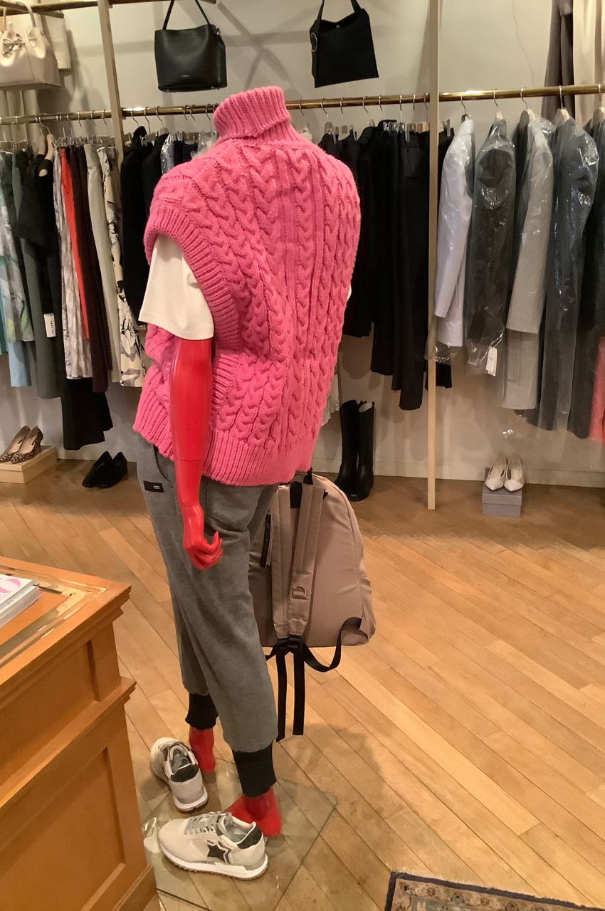 Sade Jumper Bubblegum Pink/ ニットベスト