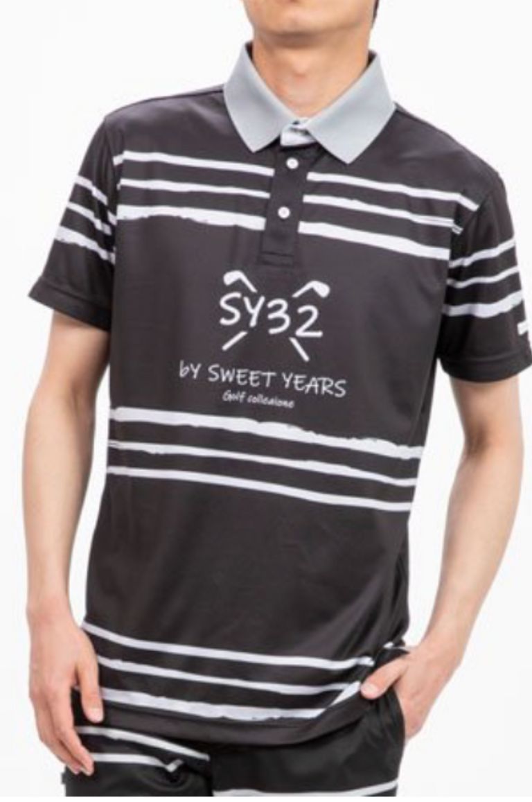 SY32 by SWEET YEARS - OCEAN BORDER POLO / オーシャンボーダーポロ