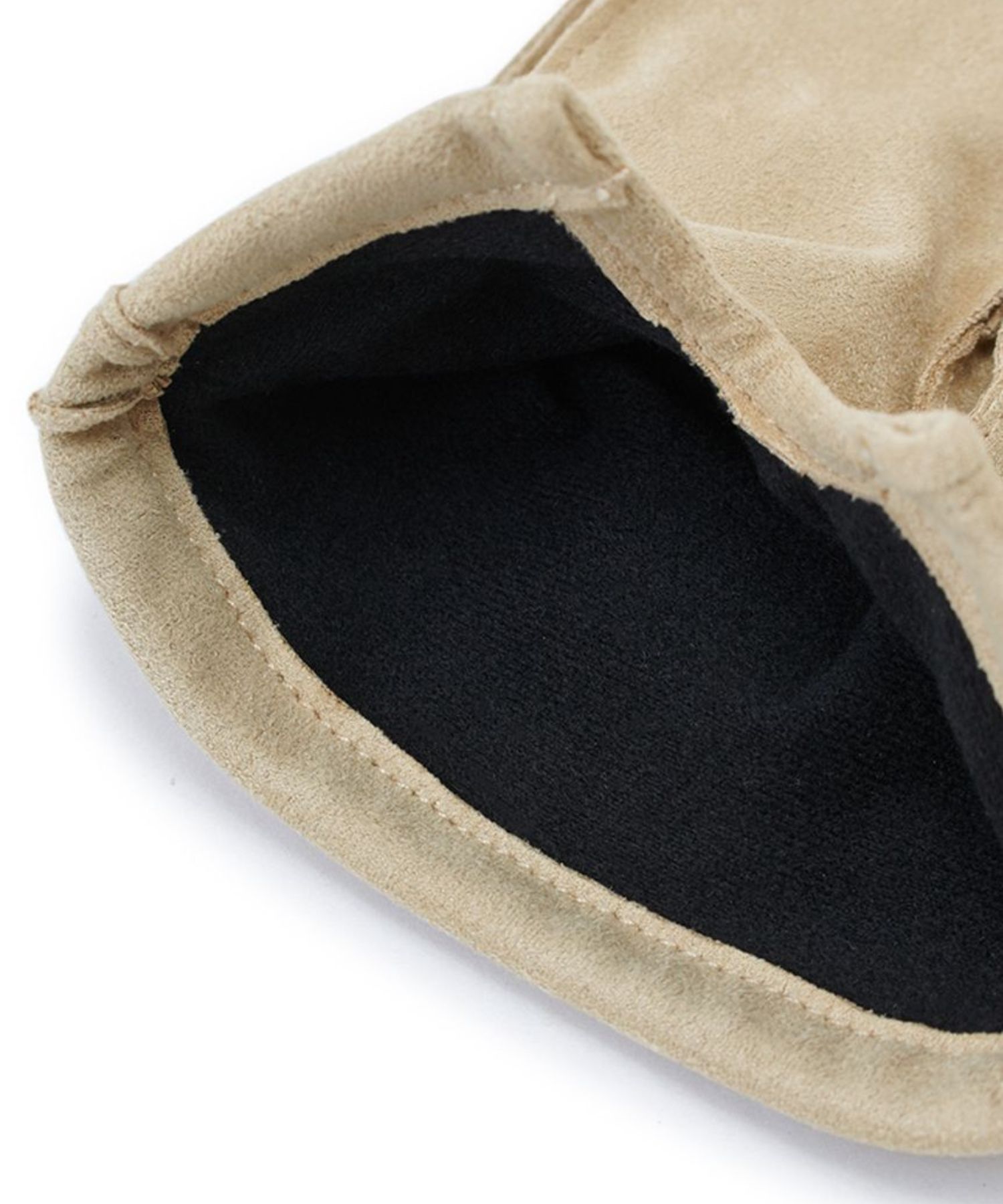 フェイクスエードステッチグローブ ( BEG ) ポリエステル / 内側起毛 / 軽い / 柔らかい /  09WGG254577