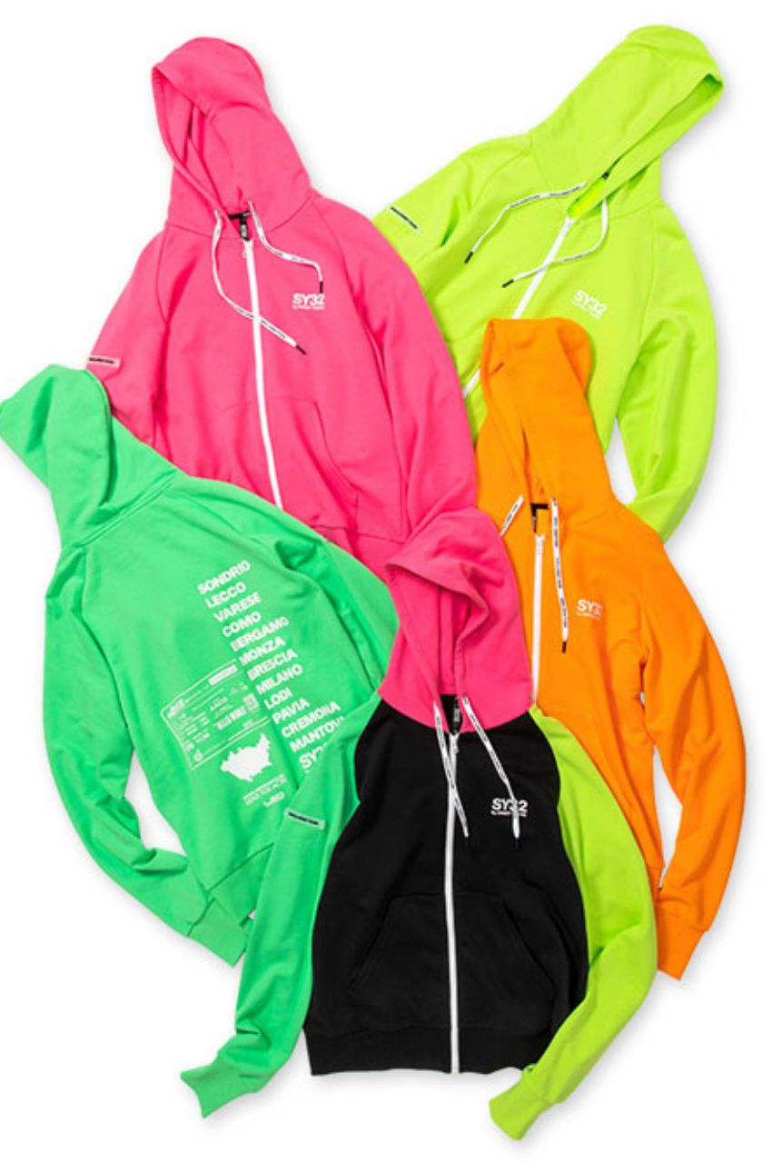 FLASH COLOR ZIP HOODIE / フレッシュカラージップフーディー