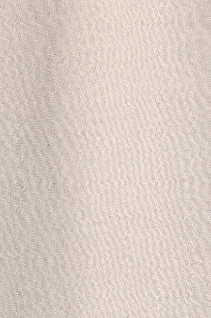 フレンチリネン イージーセミワイドパンツ ( グレー ) リネン / ワイド / ウエストゴム / ポケット付き / ウォッシャブル