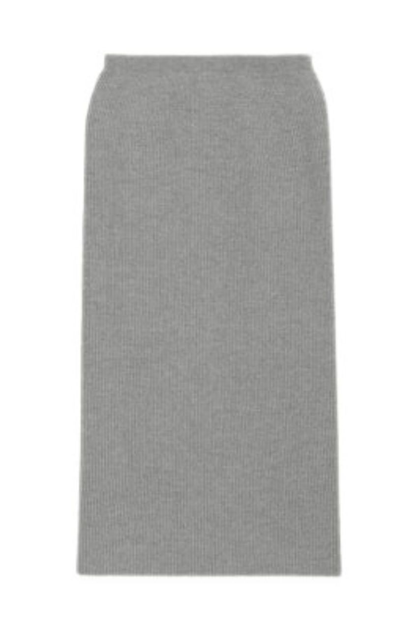 Lana Cash 2 Midi Slim Skirt(ハスキー)毛 /01-4307716