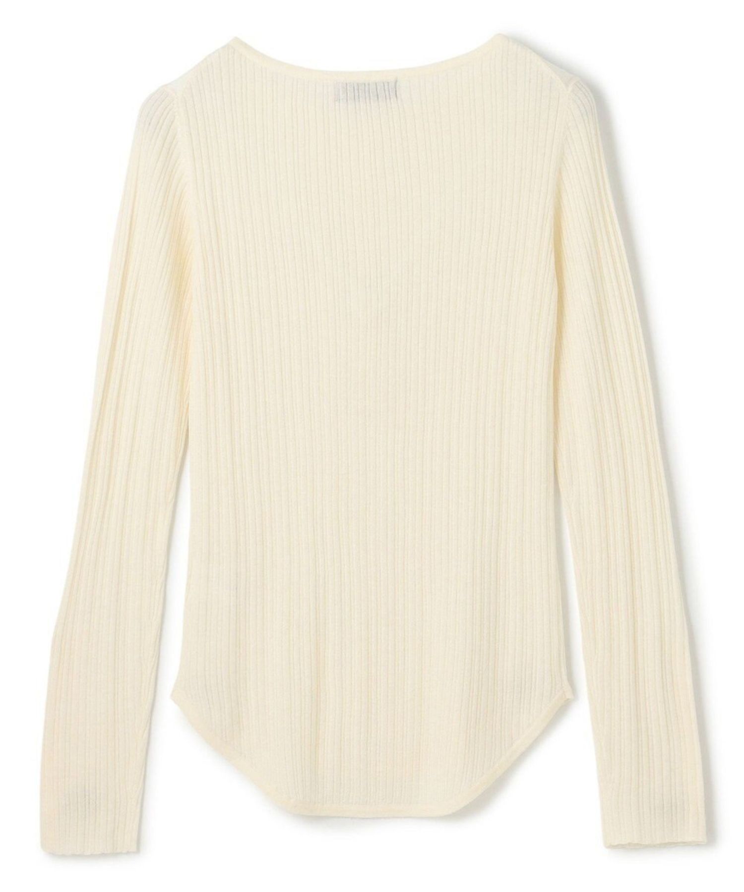 ハイゲージニットヘンリーネックトップス(オフ)ポリエステル / ウォッシャブル / 手洗い可 / KRUVGW1308