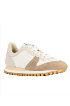 MARATHON TRAIL (WHITE/BEIGE) 牛革/ナイロン / TRAIL SOLE / 軽量