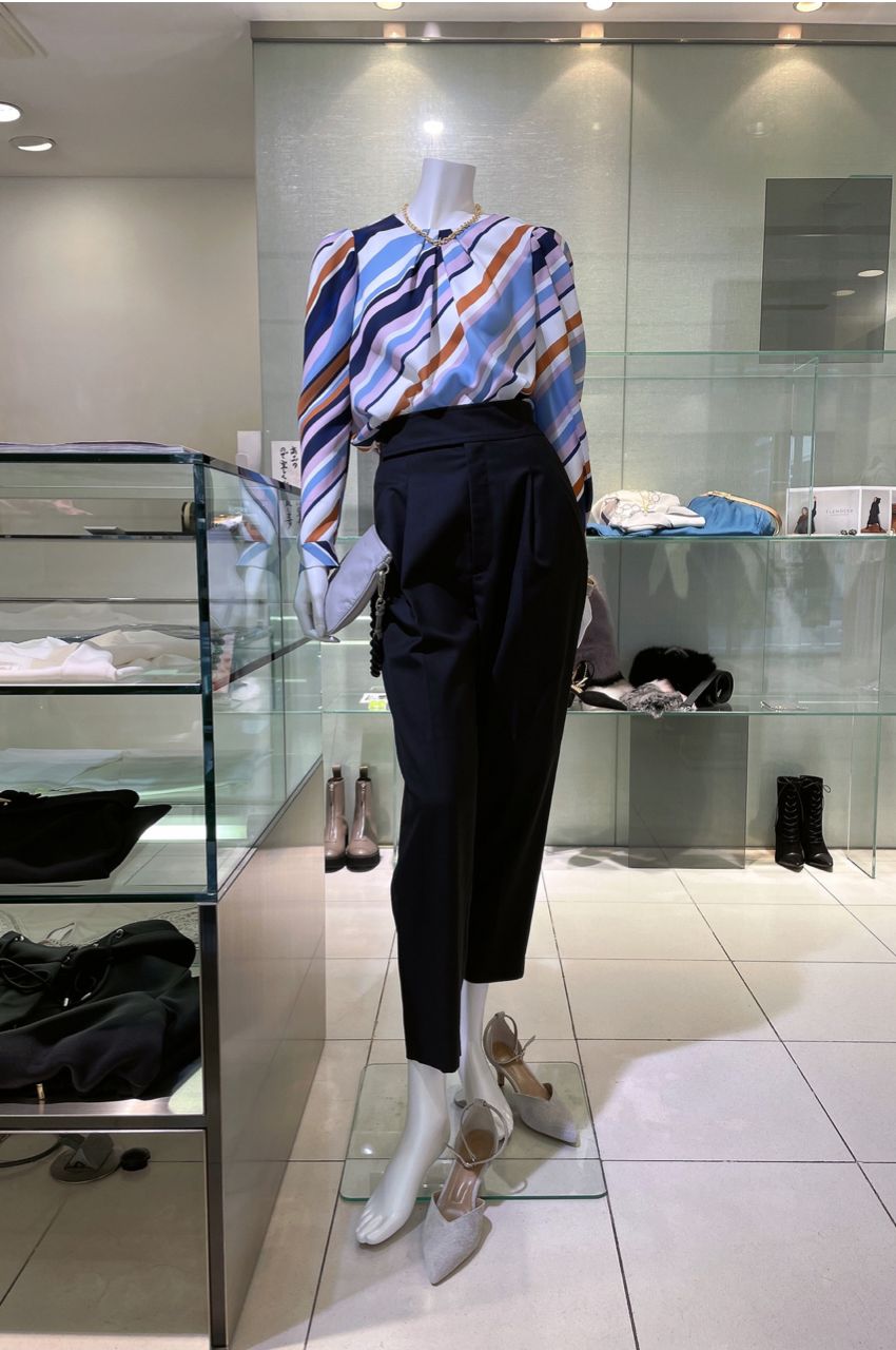 HIGH WAIST T/R TAPERD PT/ハイウエストテーパードパンツ