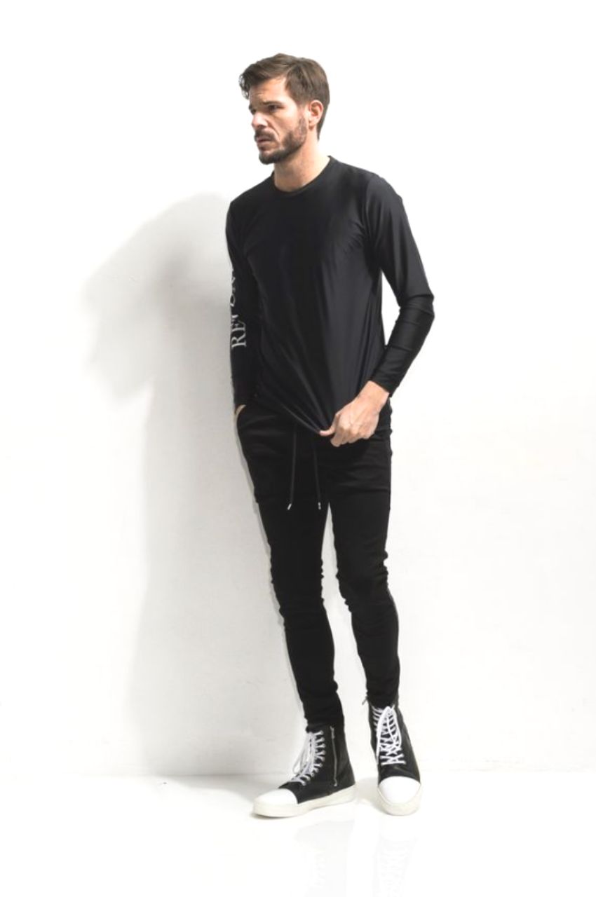 BOLTROGO RUSH LONG TEE BKBK / ラッシュガードロングスリーブTシャツ