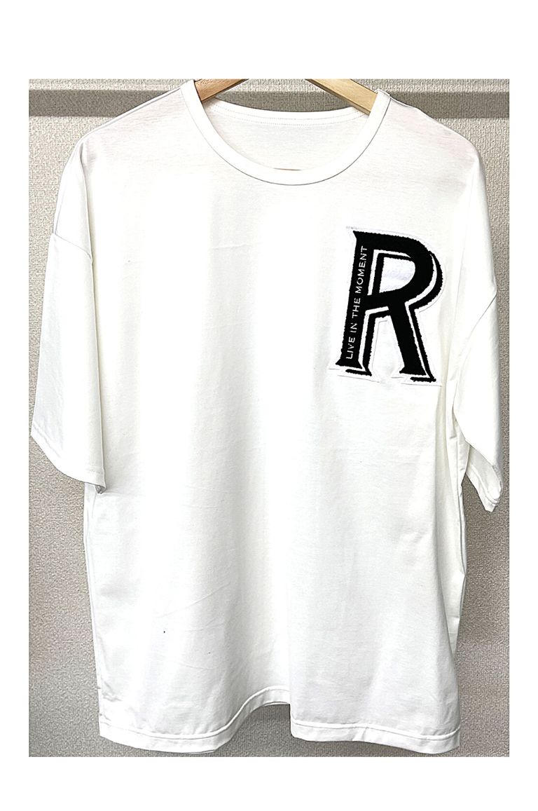 resoundclothing サガラワッペンtシャツ RESOUND CLOTHING - ワッペンオーバーTシャツ / コットン100