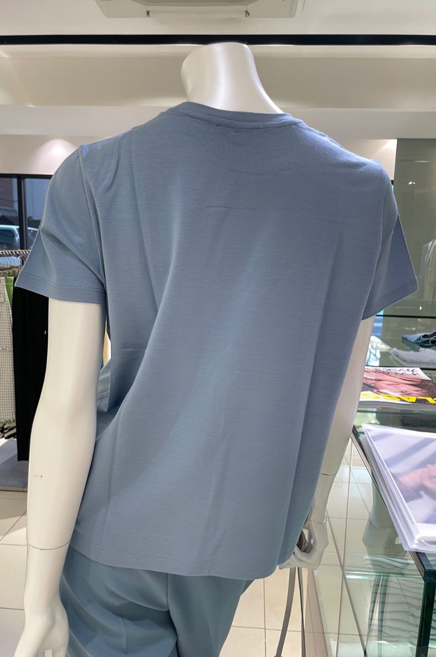 ロゴプリントジャストサイズTシャツ / ウォシャブル