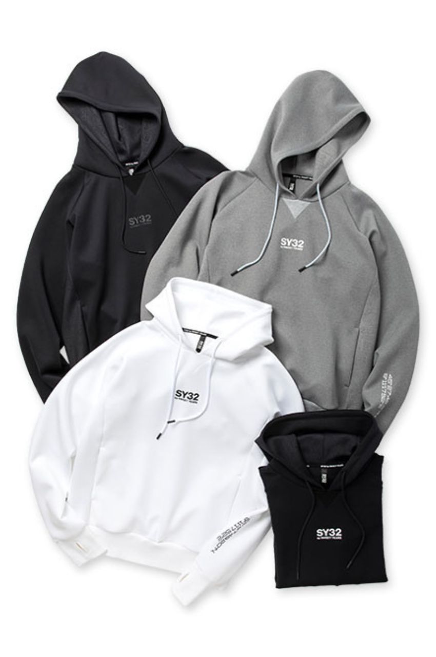 DOUBLE KNIT EMBOSS LOGO P/O HOODIE / ダンボールニットプルオーバーパーカー