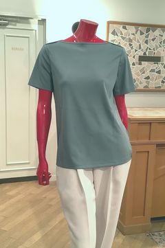 Clinton Knit 2 Boatnk Easy Tee / コットンボートネックTシャツ