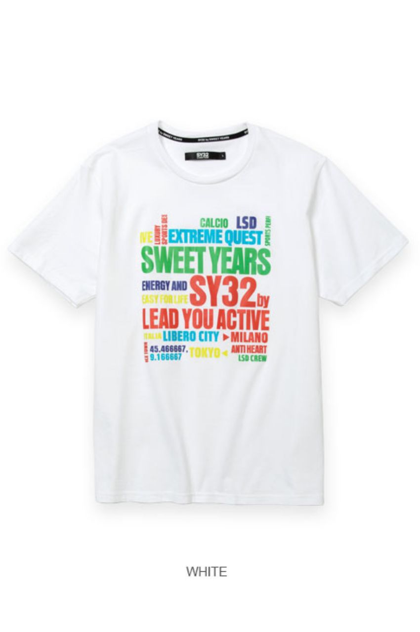 INK JET WORD TEE / プリントTシャツ
