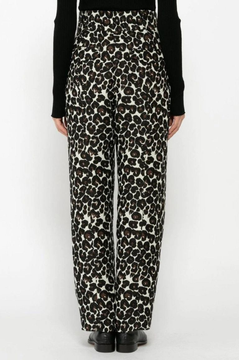 uncrave - LEOPARD JACQUARD PANTS/レオパードジャガードパンツ | LA FEMME