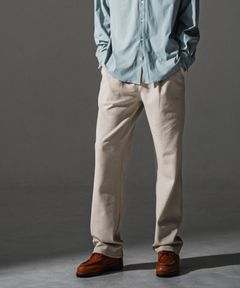 CHRIS EASY WIDE TUCK PANTS(BEIGE) レーヨン / セミワイドシルエット / ワンタック / ポケットあり / RC 41-ST-016WT