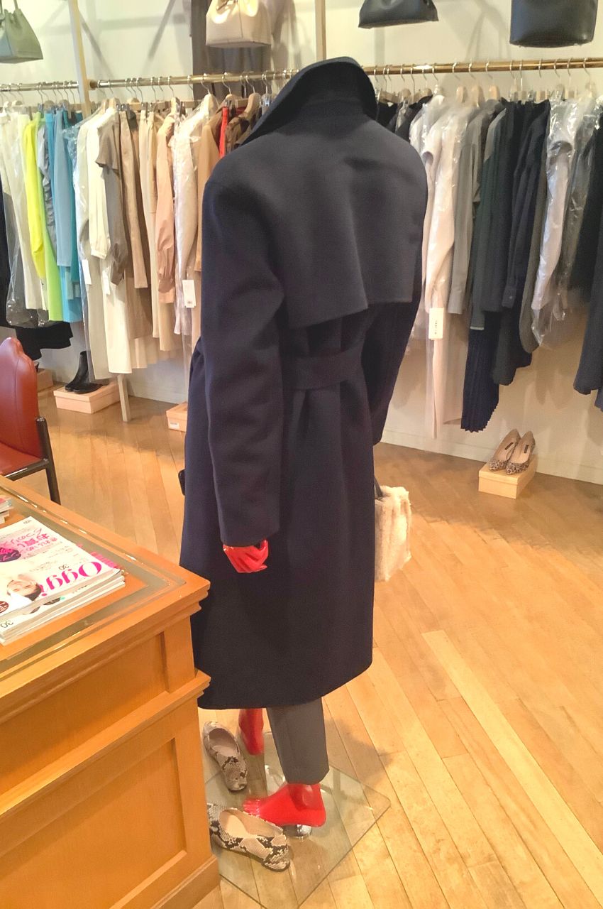 Luxe New Divide Wrap Trench / ドロップショルダートレンチコート