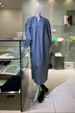 タックコクーンボリュームシャツワンピース / ウォッシャブル