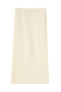 Lana Cash 2 Midi Slim Skirt(アイボリー)毛 /01-4307716