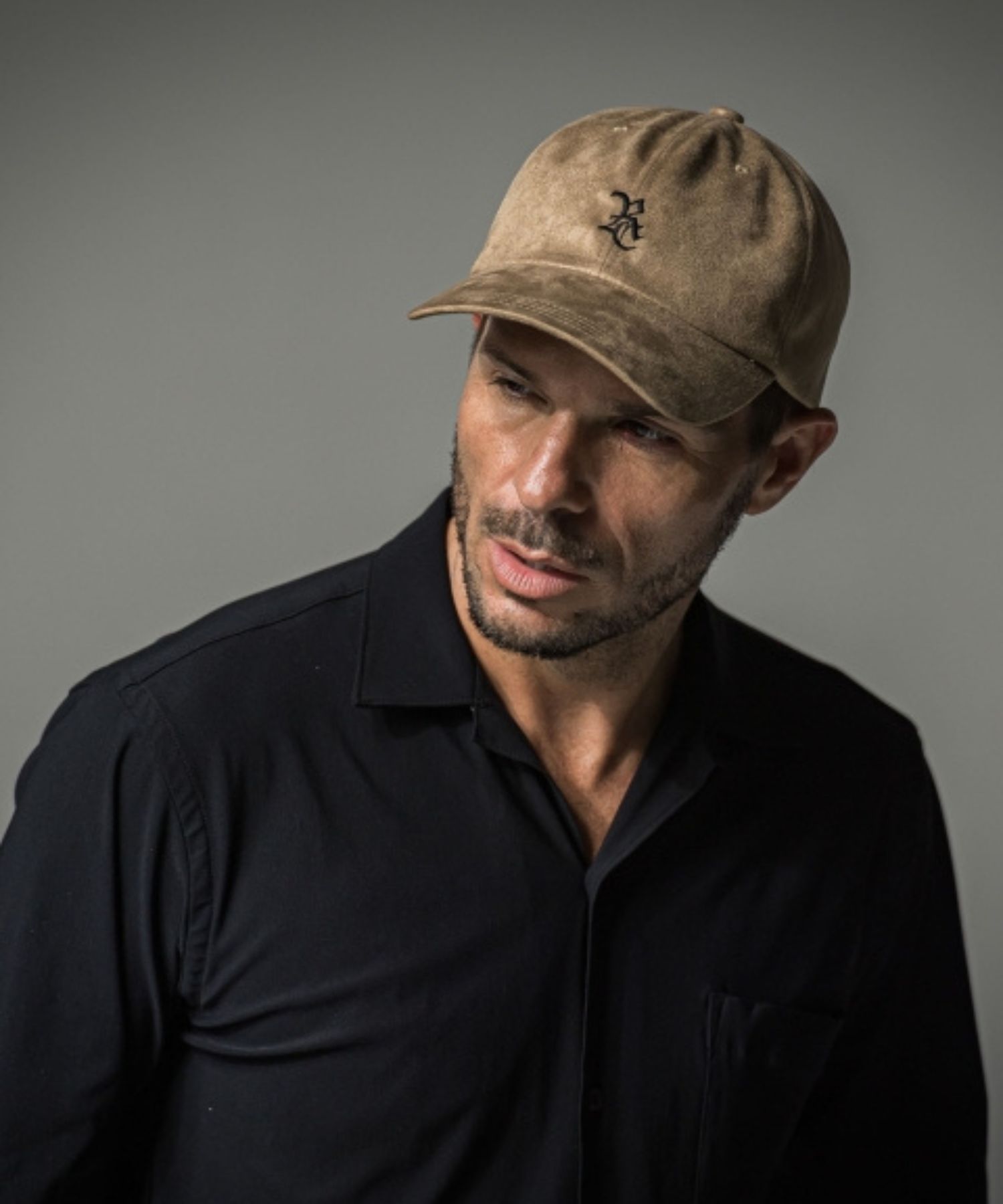 Suede LOW CAP (BEIGE) 合成皮革 / エコスウェード /軽量 /  RC37-CAP-002