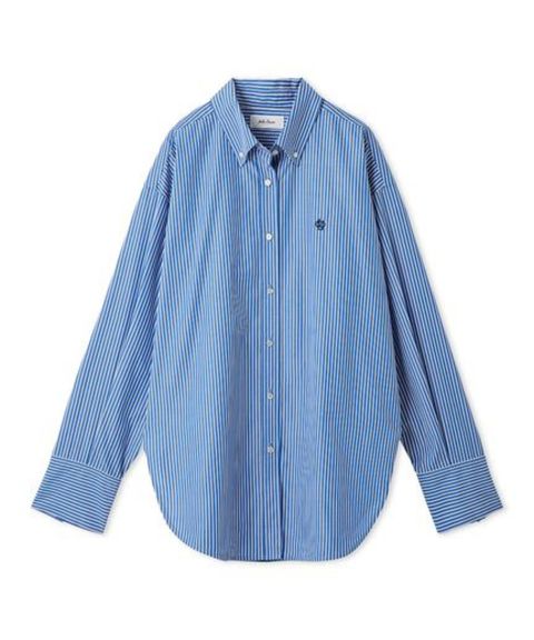 キャンペーンシャツ ( BLU ) ポリエステル / 防シワ / ボタンダウン / ロゴ刺しゅう / 手洗可 / 09WFB255300