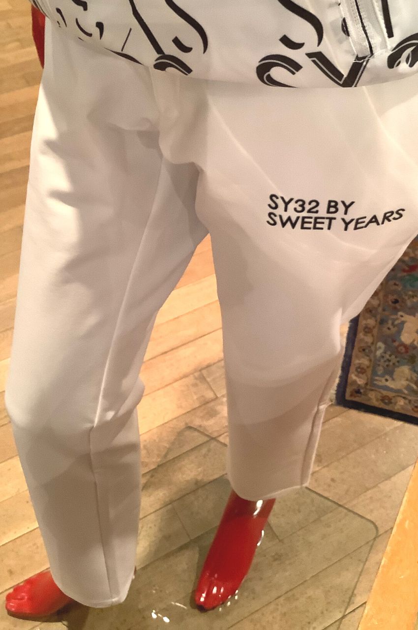 STRETCH DOUBLE CROSS PANTS / シンプルストレッチパンツ