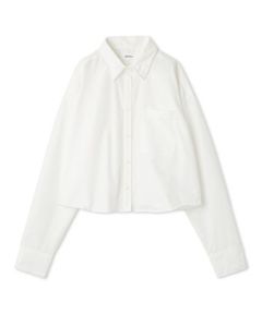 ワイヤーショートシャツ(WHT)ポリエステル / 襟、裾、袖口ワイヤー入り / 胸元ポケット / 09WFB254187