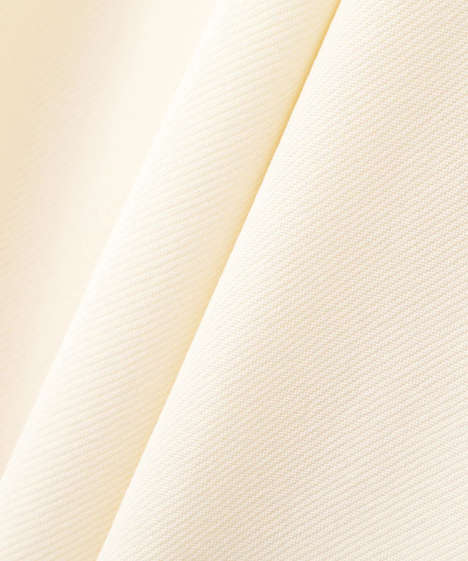 センターシームパンツ(エクリュ)ポリエステル/ ウエストゴム / 脚長効果 / ハイウエスト / ストレッチなし / 前ファスナーあき / 0316130104