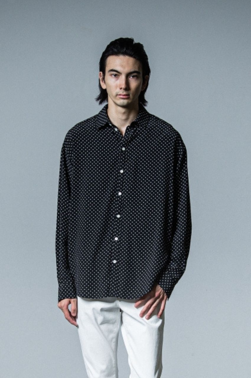jack shirts (DOT) レーヨン / 薄手 / センターボックスプリーツ/ RC33-SH-001-3