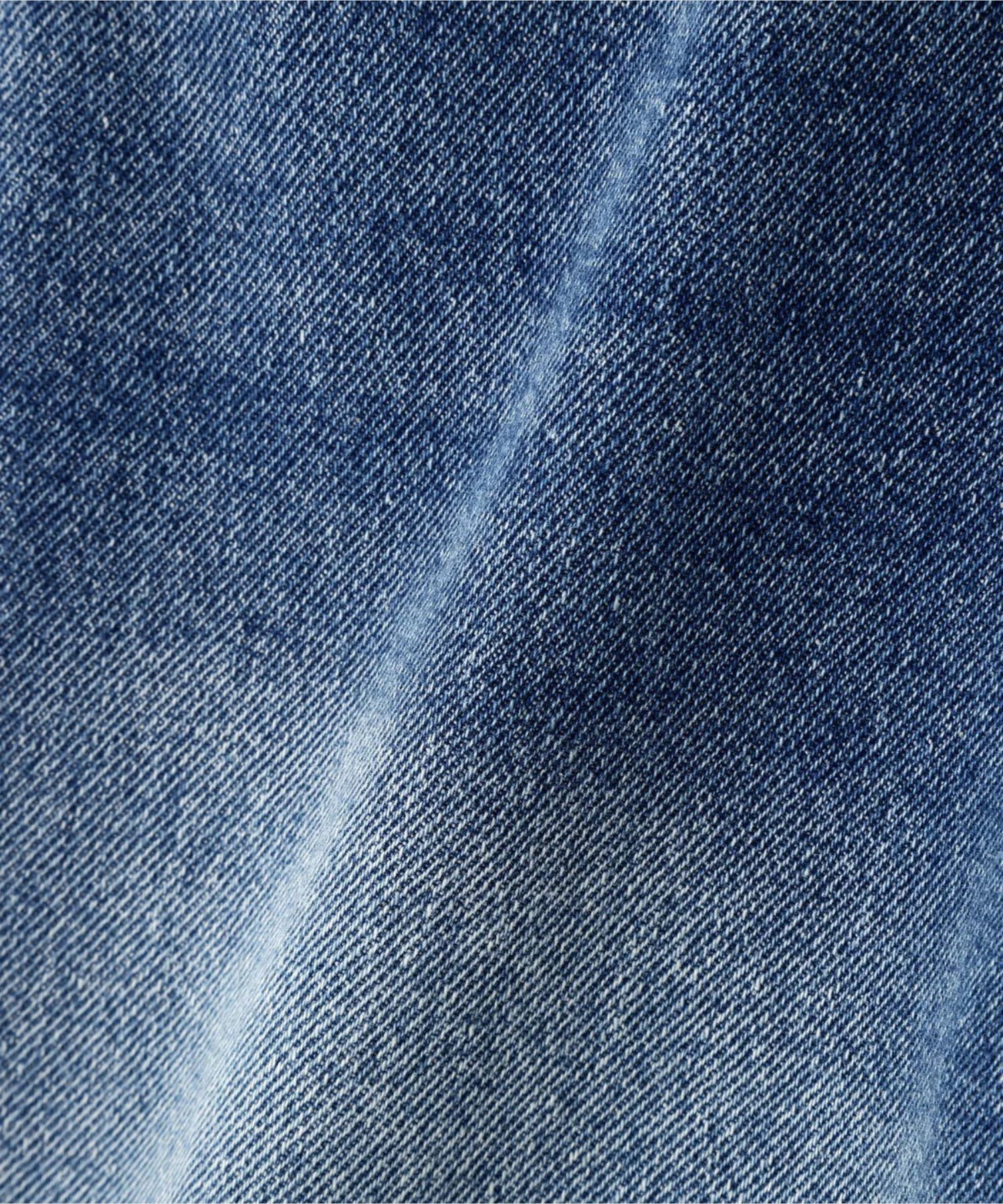 バギーデニムパンツ(インディゴ)コットン100% / ストレッチなし / 前あき / ポケット×5 / 0316130119