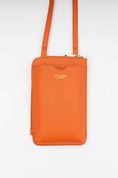 ADRIA / V-1425 / Orange / スプリットレザー スマートフォンポシェット（オレンジ）アドリア / 牛革 / ショルダーバッグ / ストラップ調整可 / iPhone14ProMaxまで入る / 日本製【正規販売店】