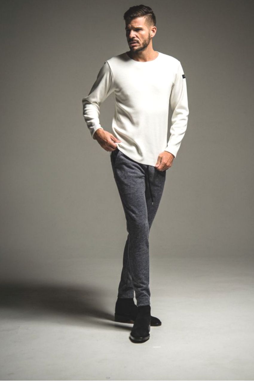 CHRIS EASY TWEED PANTS BKTWEED / ツイードイージーパンツ
