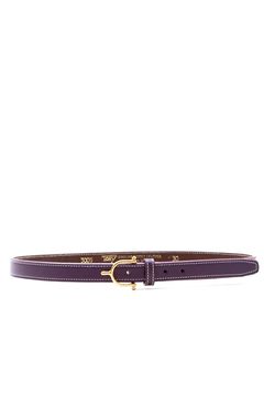 1 SPUR BUCKLES BELT 3005 / ワンシュプールバックルベルト（パープル）牛革 / ブライドルレザー / 厚い / 頑丈 / エイジング / アメリカ製